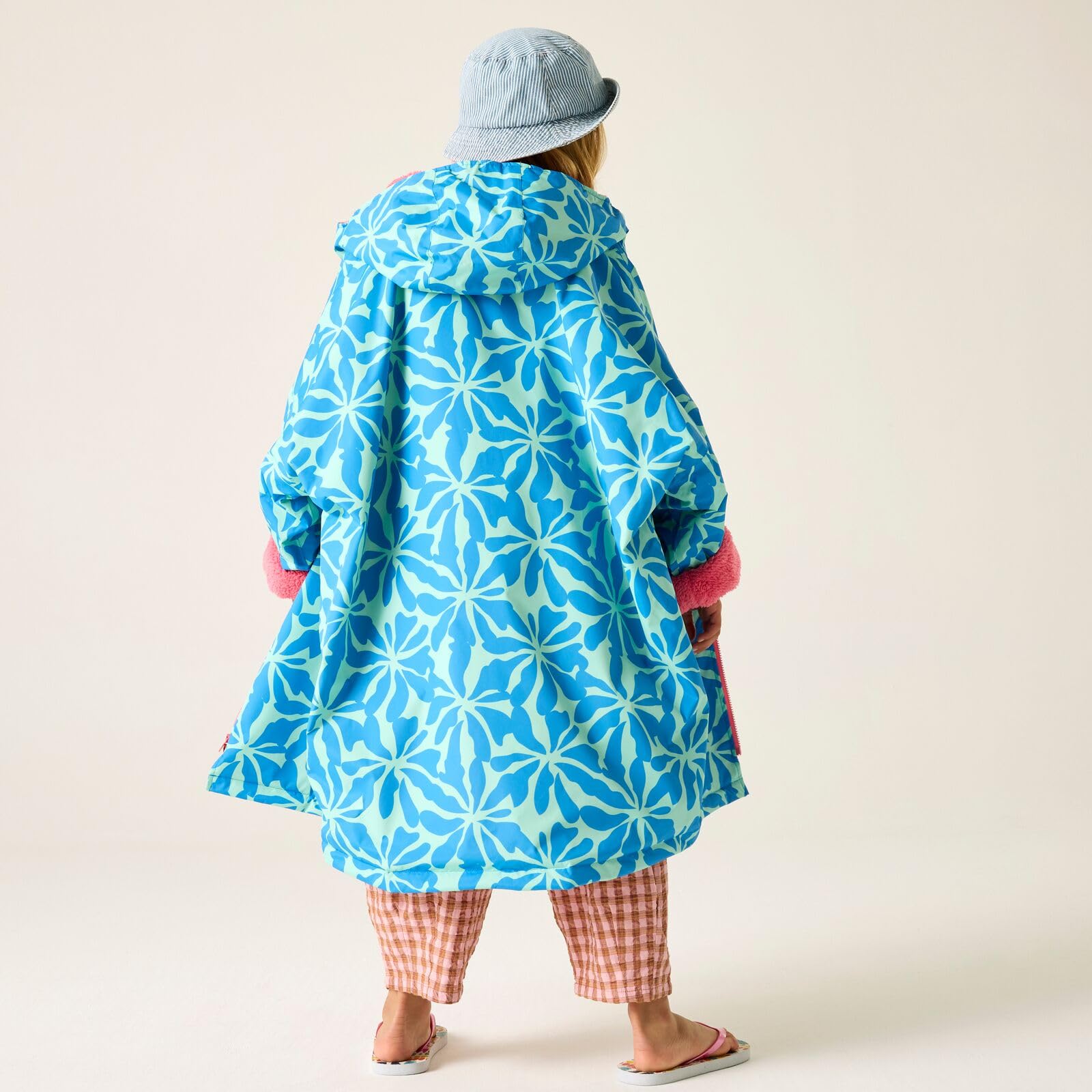 Regatta Unisex-Kinder-Wickelmantel, wasserdicht, übergroß, mit Fleece gefüttert, winddicht