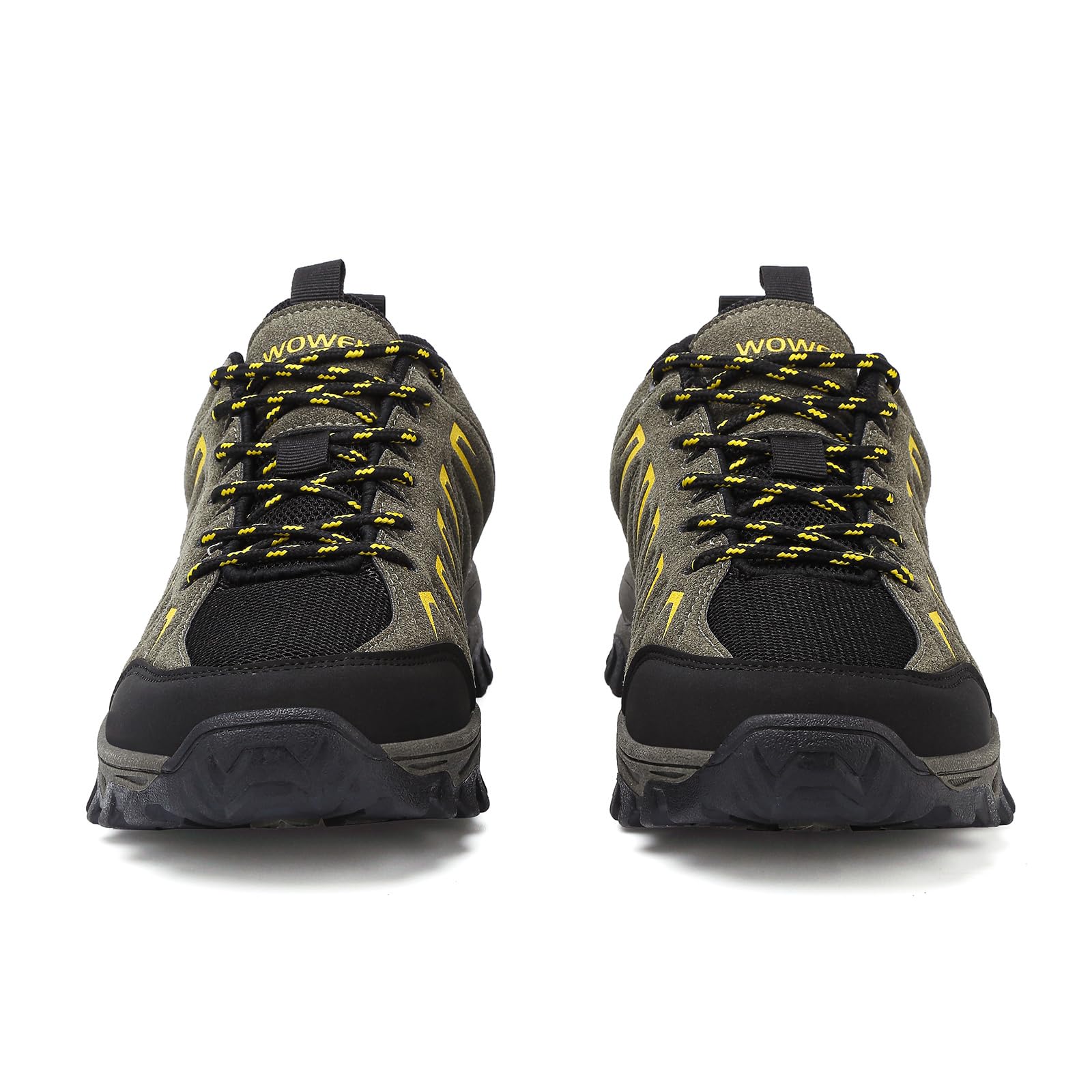 HaloTeam Zapatos de Senderismo Hombre Antideslizantes Transpirable Trekking Sneakers Escalada Zapatillas de Montaña EU 39-EU 45 - 4