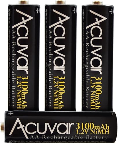 Miniatura 8 de 8 pilas recargables AAA Acuvar + cargador de batería Acuvar 3 en 1 para baterías doble AA, triple AAA y 9V