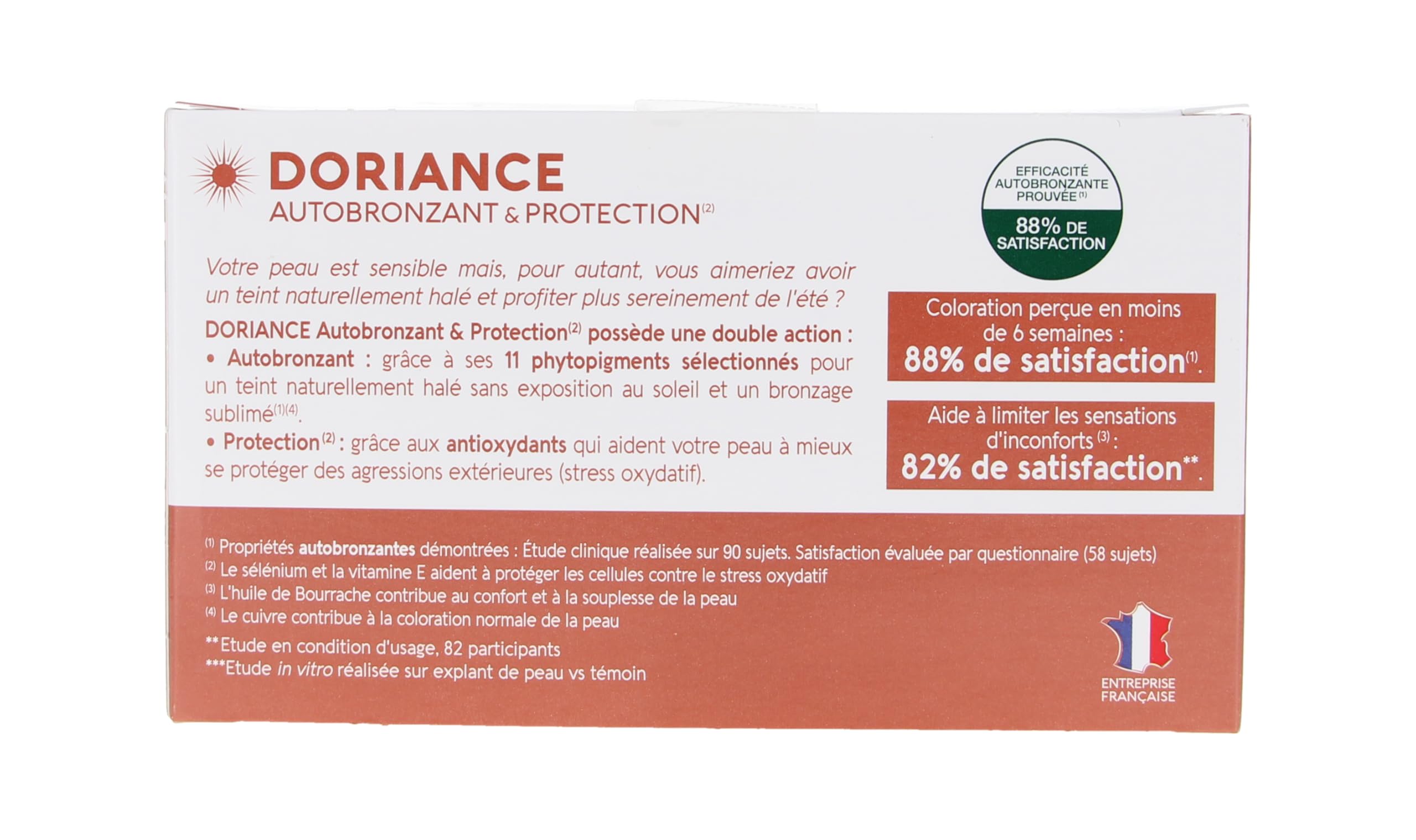 Naturactive Doriance Autobronzant & Protection Lot de 2 x 30 Capsules