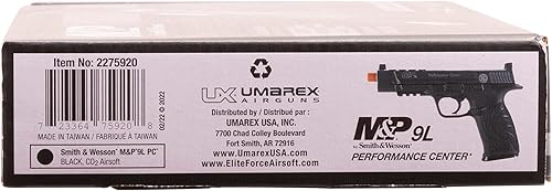 Miniatura 14 de Smith & Wesson M&P9L Performance Center GBB 0.236 in BB Pistola Airsoft Gun