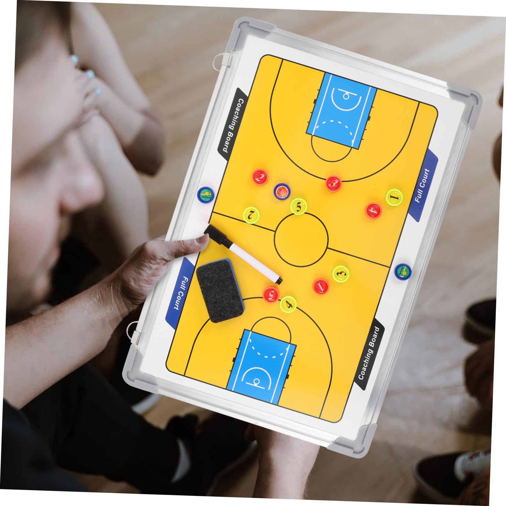 UPKOCH Pizarra de Baloncesto de Aleación de Aluminio para Entrenadores