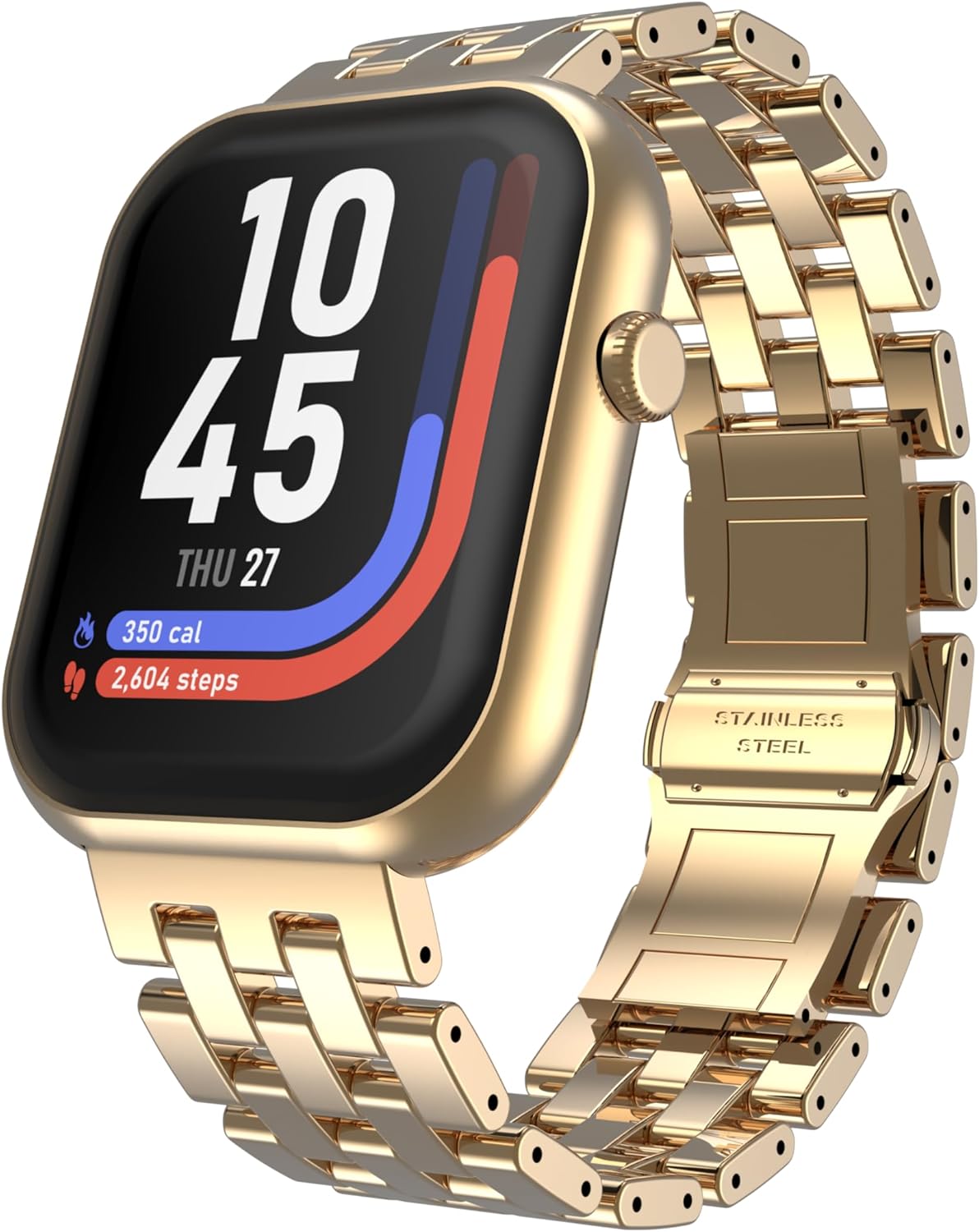 iTouch AIR 5 Smartwatch for Men & Women, 1.85" AMOLED Fitness Tracker with Bluetooth Calling, Heart Rate, SpO2 & Sleep Monitor, 100+ Sports Modes, IP68 Waterproof, for Android & iPhone