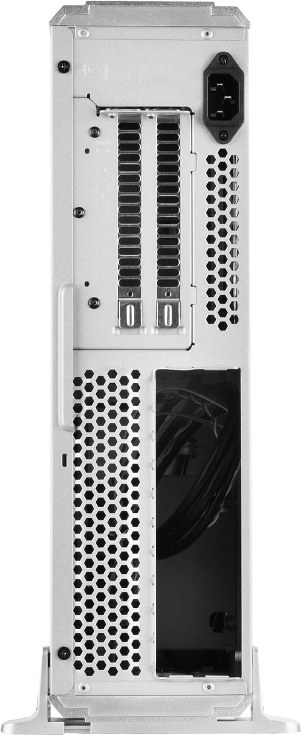 SilverStone Technology Fortress Z FTZ01 Aluminum unibody Mini-ITX Small Form Factor case, Silver, SST-FTZ01S, 14.8" x 4.21" x 13.82"