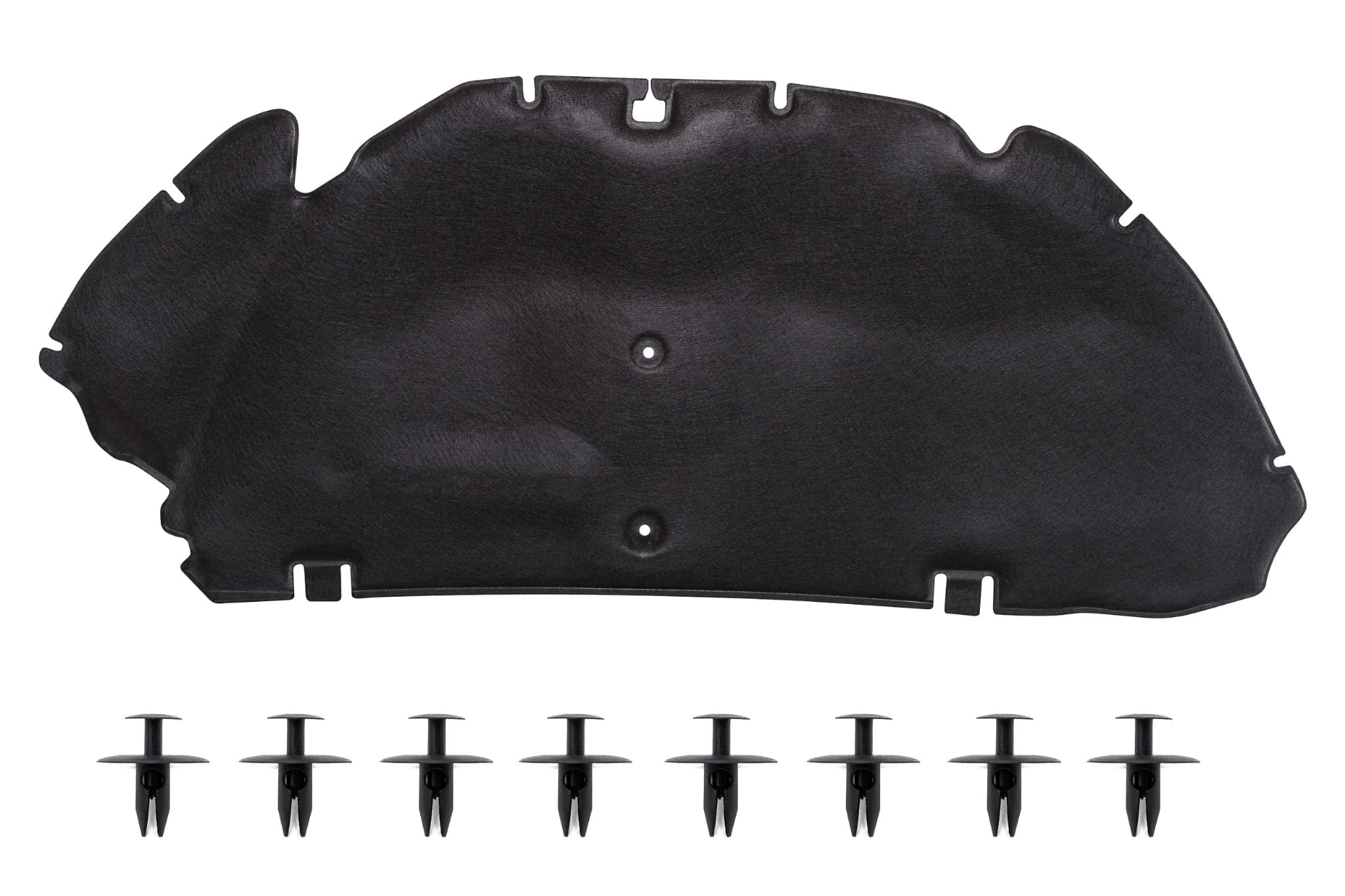 GEPCO Tapis d’isolation pour capot moteur et compartiment moteur avec clips compatible avec CITROEN DS4 DS 4 2011-2018, CITROEN C4 II B7 2010-2017 9674570780