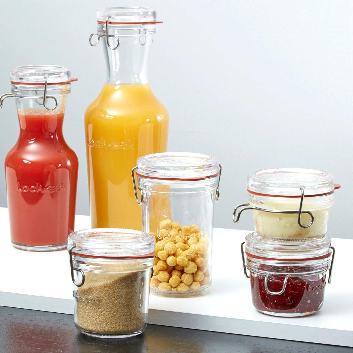 Lot De 4 Terrines Rectangles N°1 En Grès - 310x125x90 Mm 200cl