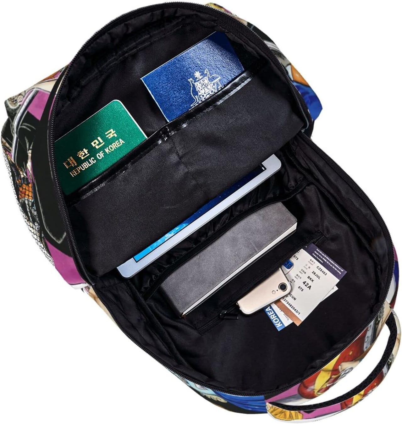 [BAIYUAN] ワ ンピース バックパック リュック アニメ ランドセル 軽量 おしゃれ かわいい 多機能 大容量 リュックサッ