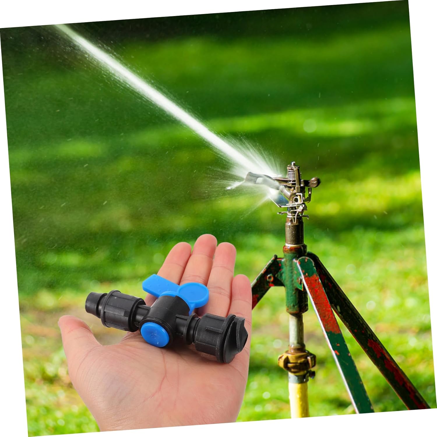 Angoily 50pcs Stable Material Drip Irrigation Coupler Hose Connectors for Drip Systems Garden Hose Adapters