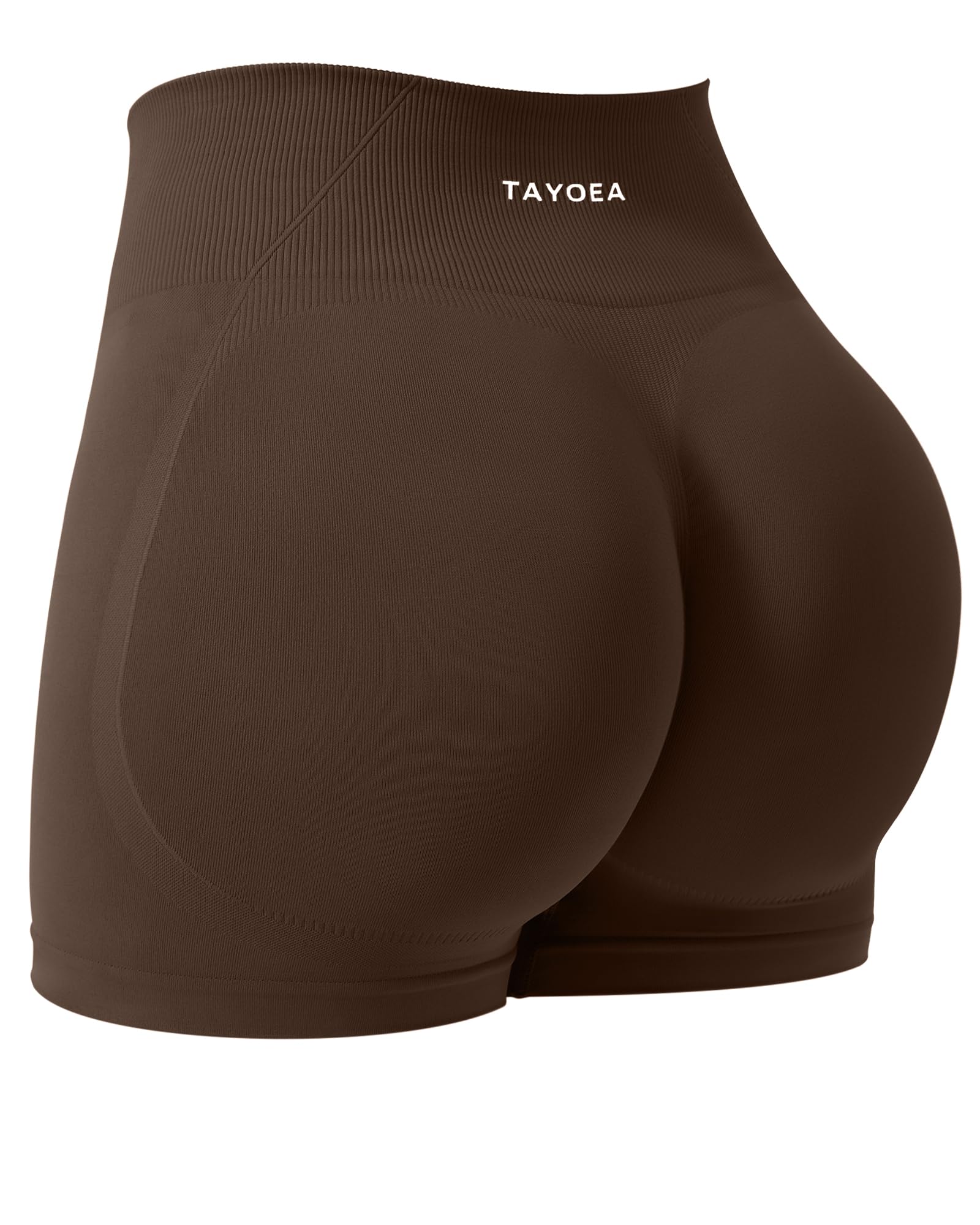 TAYOEA Sport Shorts Damen Scrunch Butt Lifting Gym Kurze Sporthose Push Up Booty Workout Kurze Leggings Seamless Radlerhose Damen für Yoga Fitness