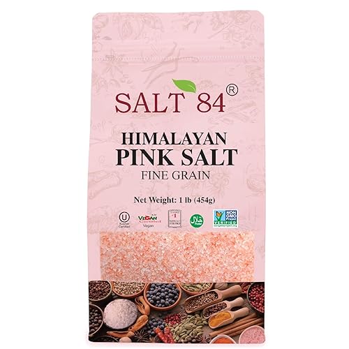 Miniatura 2 de Himalayan Chef Pure Pink Sal grano fino grueso 1 libra paquete de 2