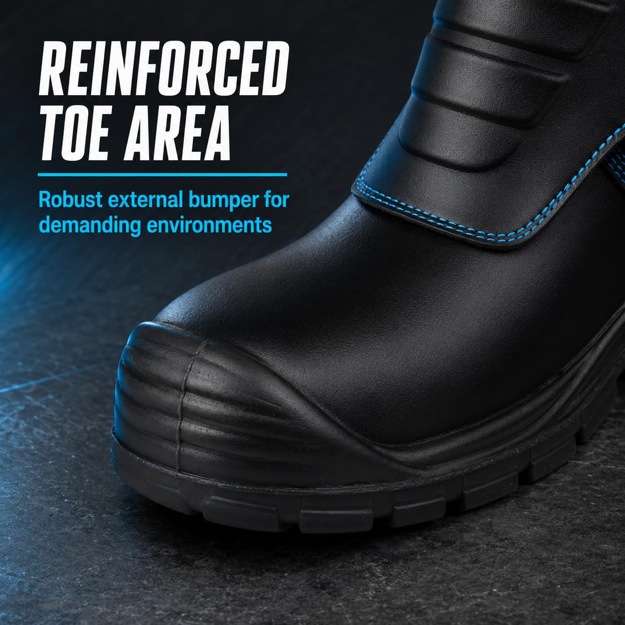 BWOLF Welder Pro HI S3 - Scarpe da lavoro resistenti al fuoco, suola antiscivolo in PU/gomma, pelle resistente al calore