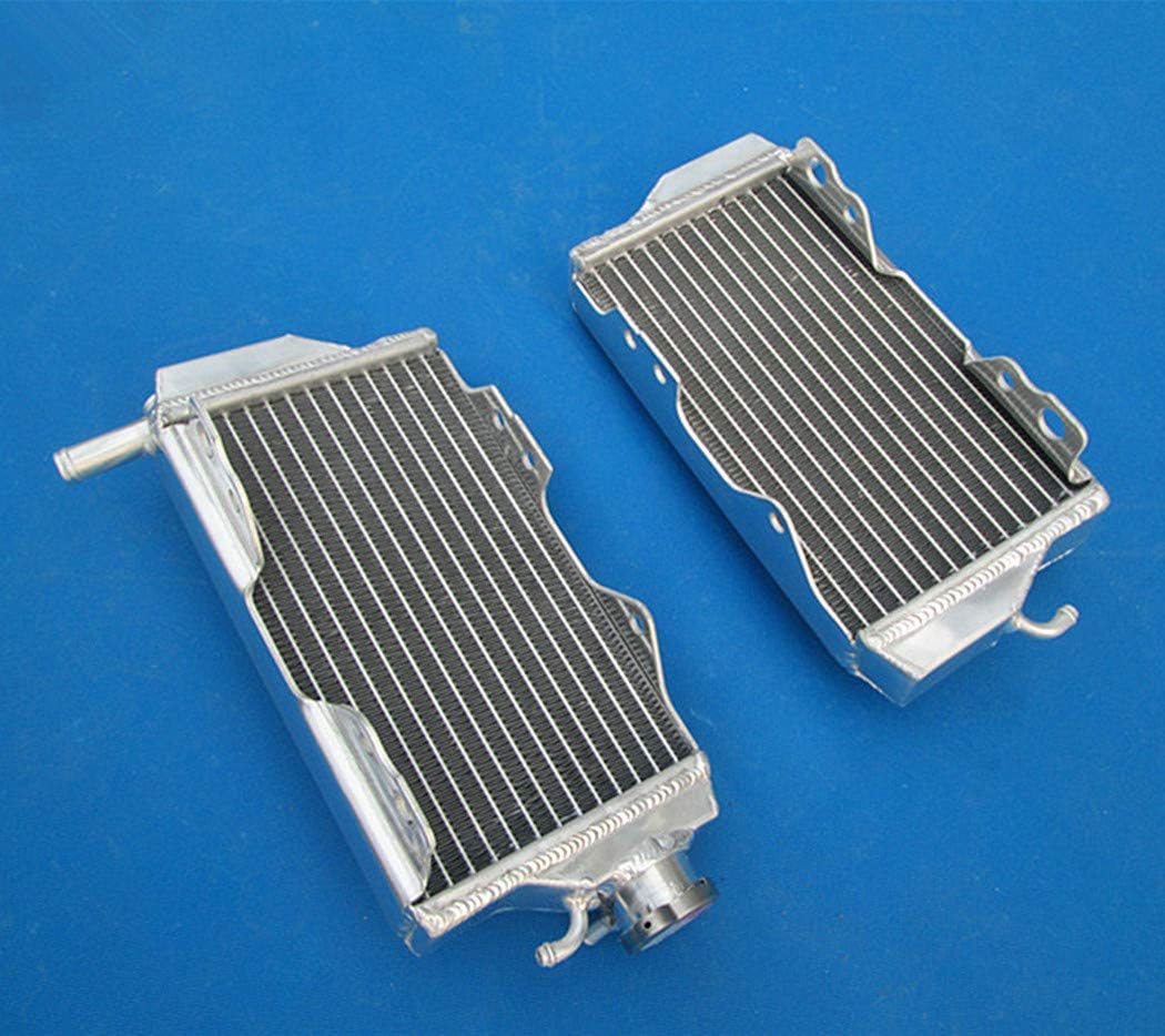 Aluminum Radiator + Silicone Y Hose for 2002-2004 Honda CR250R CR250 2003 02 03 04 (Red)