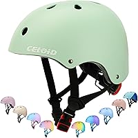 Vista 22 de Casco de bicicleta para niños, cascos de patineta para niños de 2 a 3 a 5 a 8 a 14 años, ajustable, multideporte, bicicleta, patinaje, fútbol