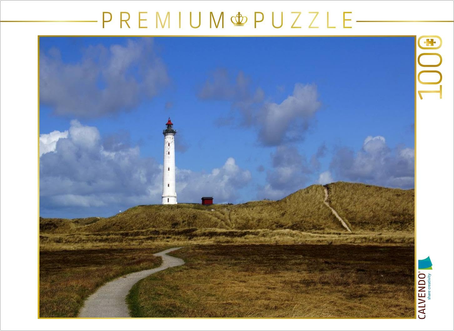 CALVENDO Puzzle Danemark - Région de Hvide Sande 1000 Pieces 64 x 48 cm from Fotine
