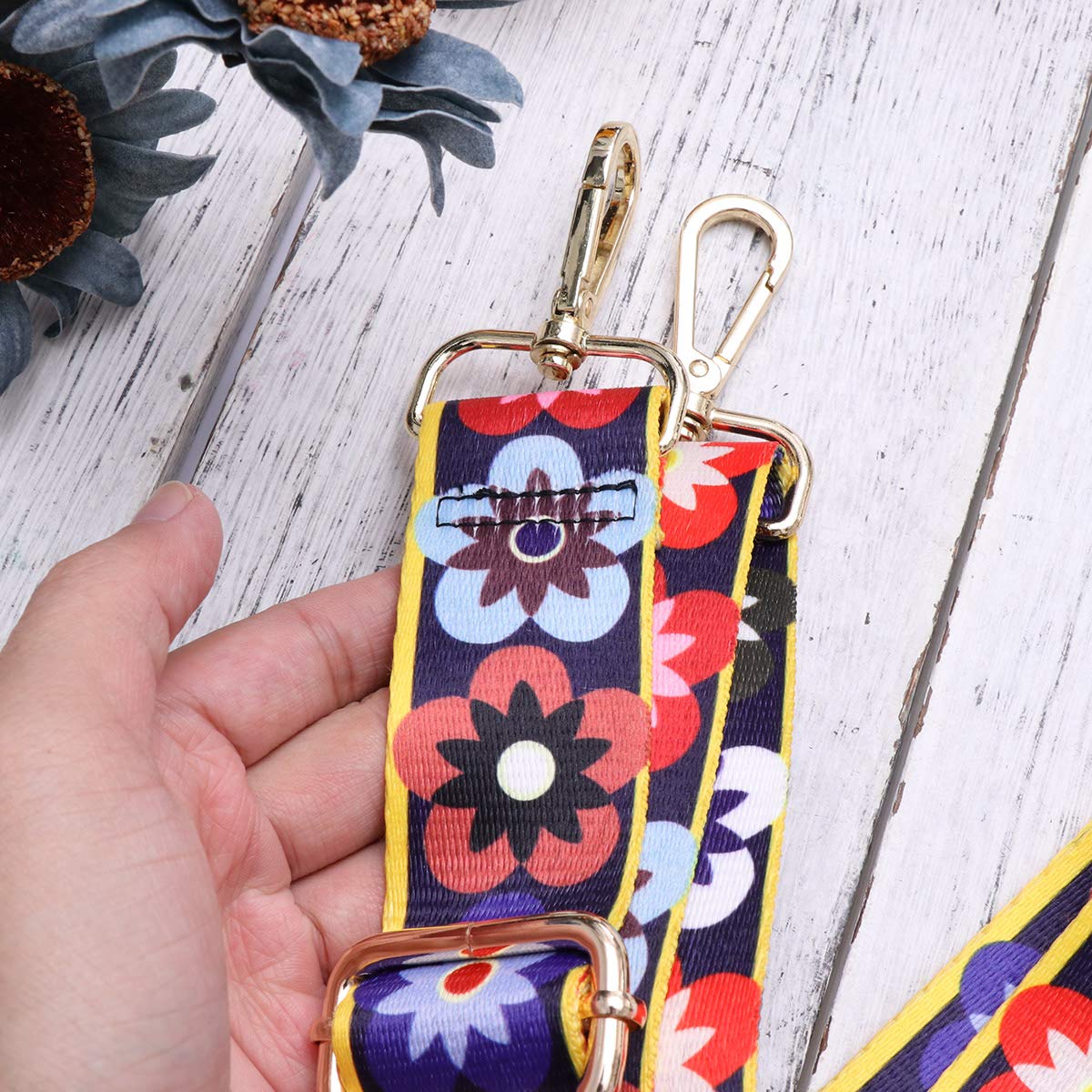 Cinghie Borse Stile Boho Etnico XZEIT Tracolla Regolabile Con Motivo Boho, Cinghia Borsa Larga In Stile Etnico Per Accessori Unisex (75-145 Accessori Borse Personalizzabili