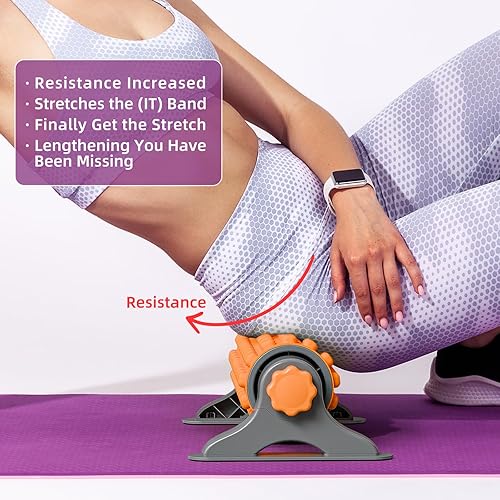 Miniatura 3 de XL IT Band - Rodillo de espuma firme con soporte de resistencia, 17 pulgadas, rodillo de ejercicio para problemas de banda de TI, masaje muscular de