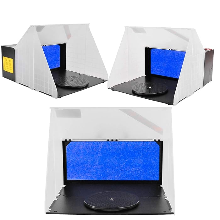 Buy Portable Airbrush Spray Booth for Modellers Cake Decoration with