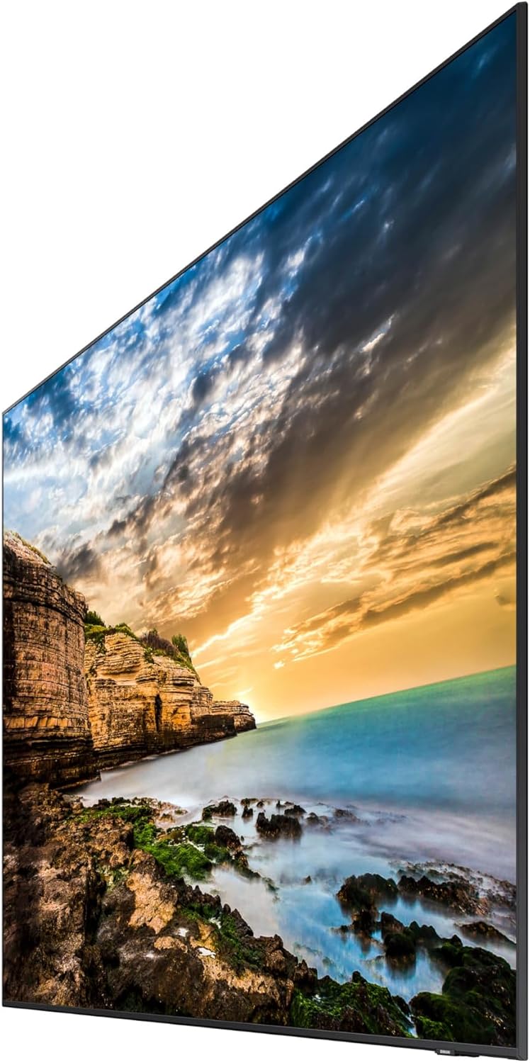 SAMSUNG 85” QET Series LFD Display with Integrated MagicInfo Lite Player, Crystal 4K Processor and UHD Resolution, 8ms Response Time, 300 nit, Home UI, Built-in Speakers, LH85QETELGCXGO