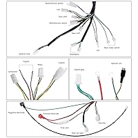 Vista 4 de Complete Wiring Harness kit Electrics Wire Loom Assembly with Full Copper Wire for GY6 4-Stroke Four Wheelers Engine Type 125cc 150cc Pit Bike