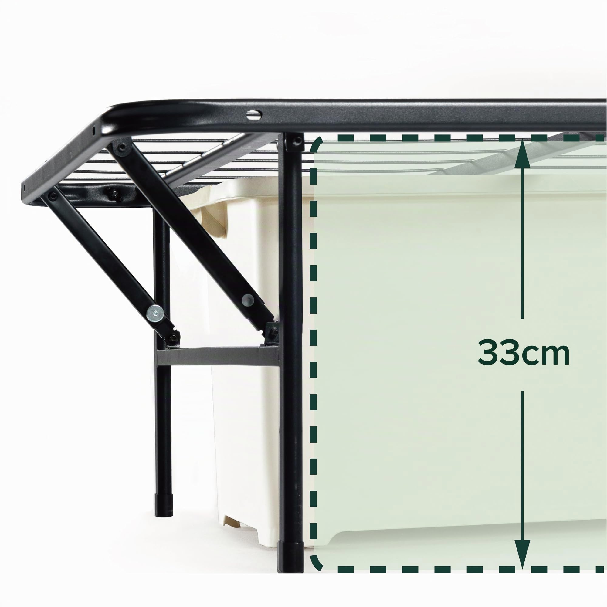 Zinus Shawn - Letto pieghevole Smartbase, letto ospiti, 90x190cm