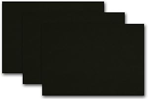 Premium Blank Card Stock, Enchanting Black Licorice Shade for Artistic Expressions