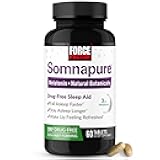 Somnapure Drug-Free Sleep Aid for Adults for Occasional Sleeplessness with Melatonin & Valerian, Non-Habit-Forming Sleeping Pills, Fall Asleep Faster, Wake Up Refreshed, 60 Tablets