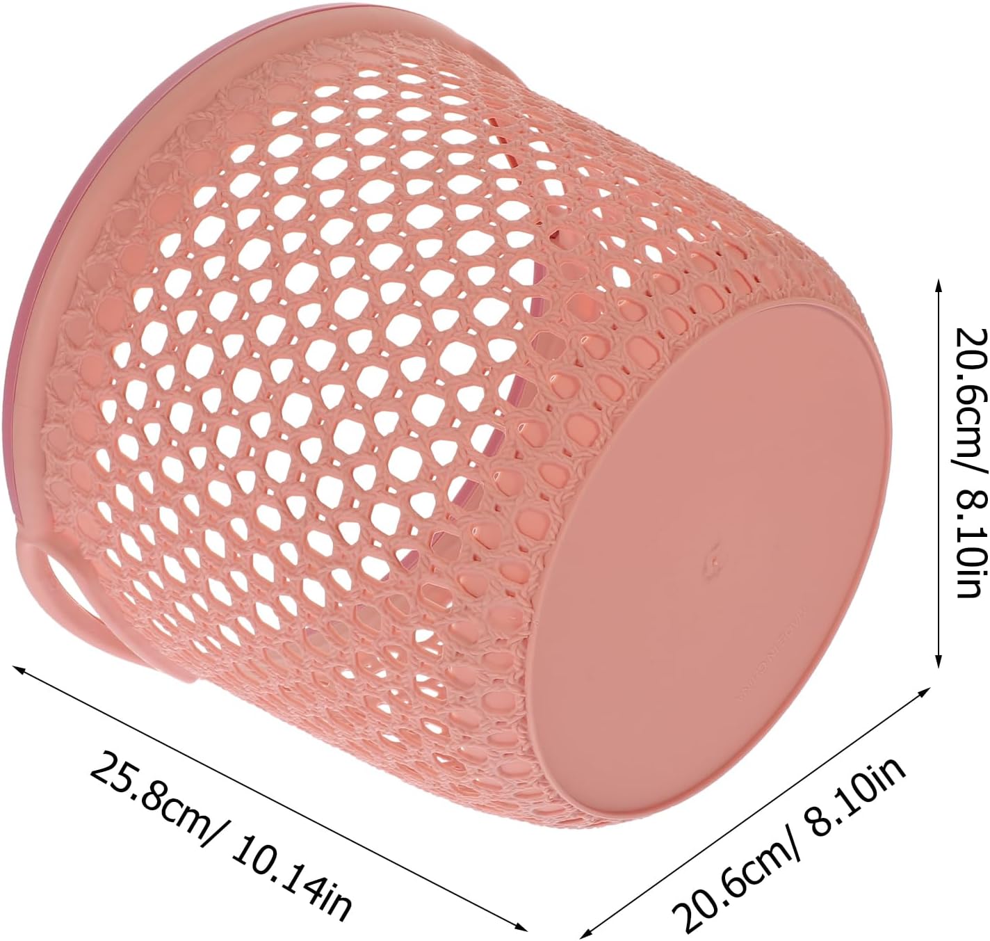 Luxshiny Flexible Laundry Basket, Plastic Hamper Dirty Clothes Hamper Toy Bin Portable Round Bin with Carry Handles for Clothes Bedroom Storage