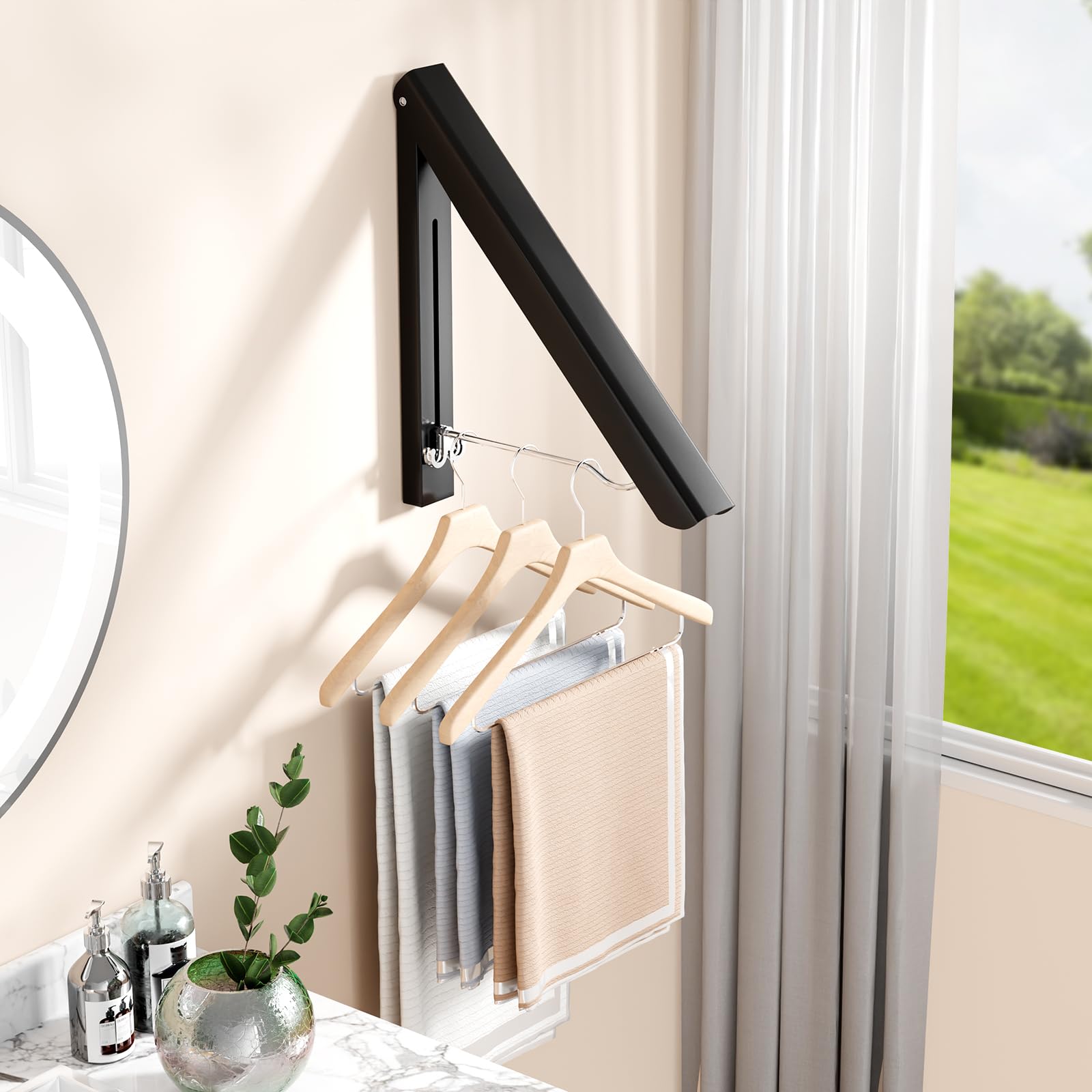Snapklik.com : BAKON 2 Pack Clothes Drying Rack Foldable Collapsible ...