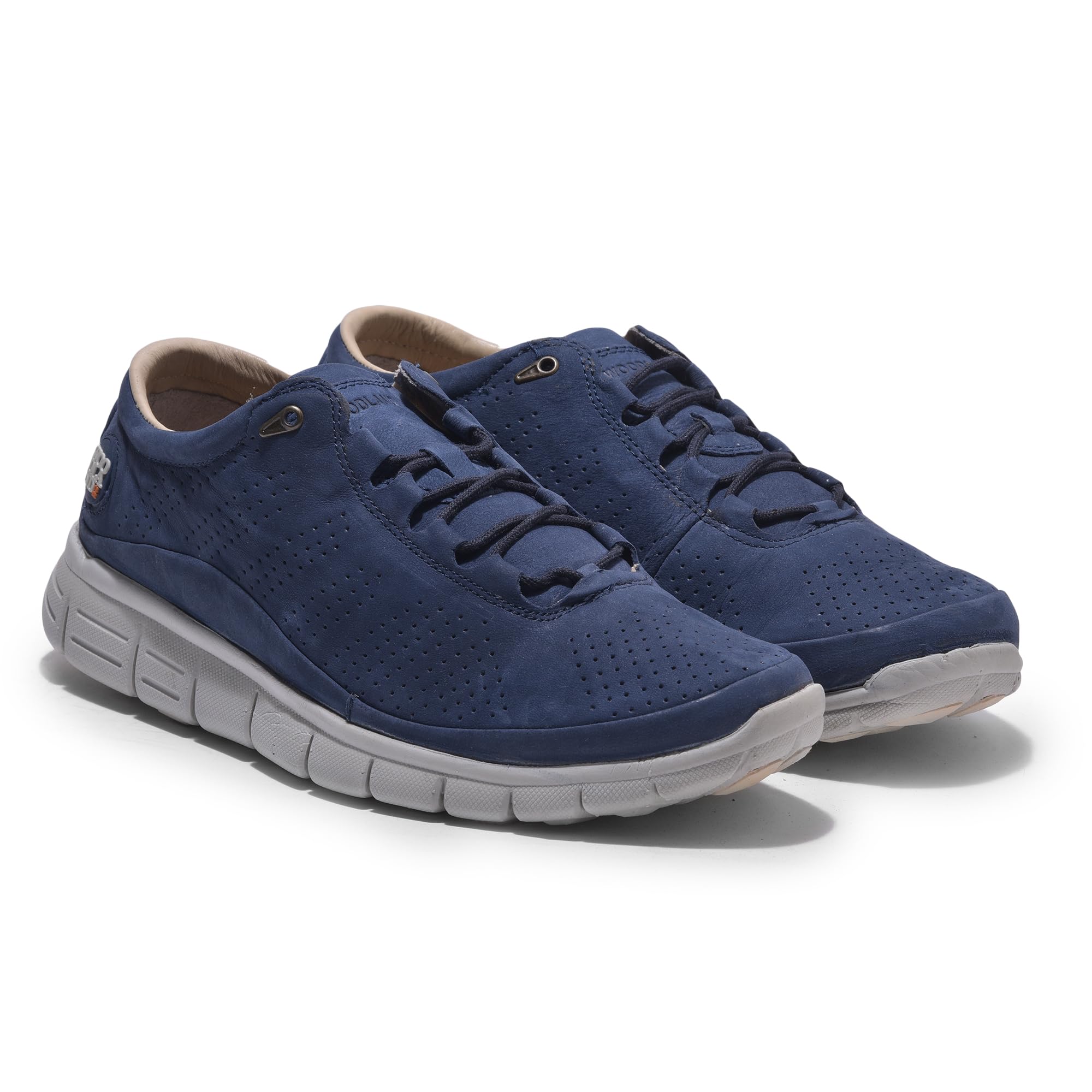Woodland Men's 3017118 DNAVY Leather Sneaker-9 UK (43 EU) (10 US) (GC 3017118DNAVY)