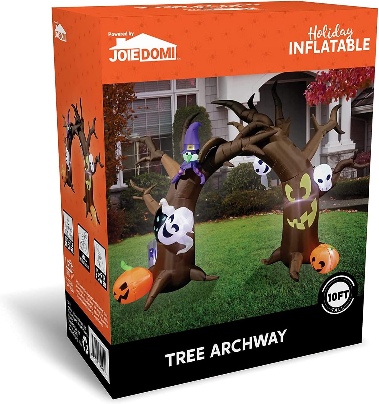 Calabaza Inflable Halloween Terror Fantasma Patio Jardin | Cuotas Sin