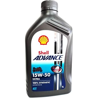 Shell Advance Ultra 15W50 4T API SM/Jaso MA2-1 Litre