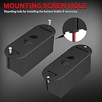 Vista 5 de DAIERTEK Soporte de batería de 9 V con cubierta de conector 9 Vlot Caja de soporte de batería para guitarra Bass Pickup -2 piezas