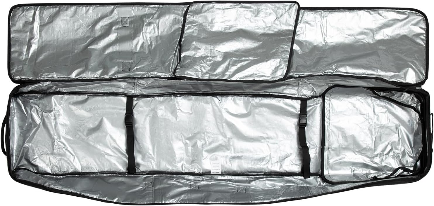 Kyoto Sumo Roll Pro Snowboard Bag with Wheels – Padded Rolling Snowboard Travel Bag, Lockable Zippers, Heavy-Duty Construction