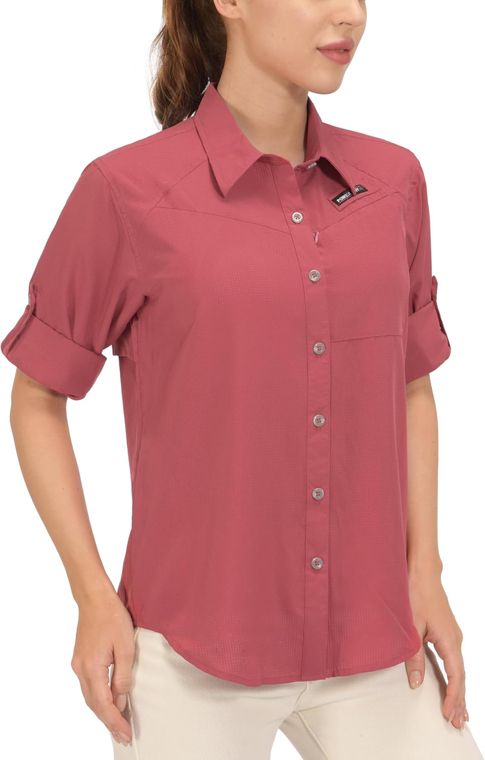 Little Donkey Andy Women's UPF 50+ UV Protection Shirt, Long Sleeve Fishing Shirt, Breathable and Fast Dry