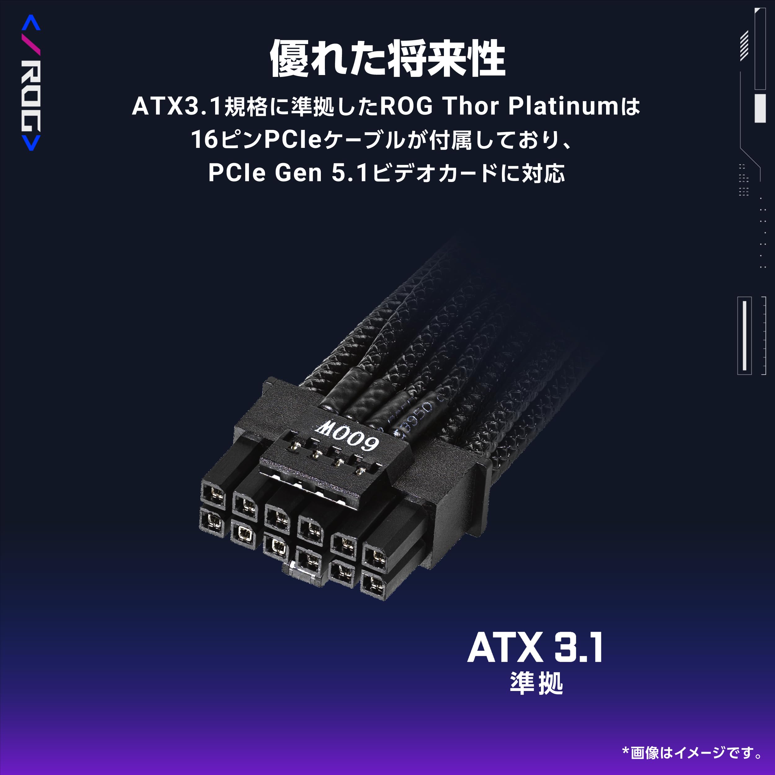 Amazon | ASUS ROG Thor 1000W Titanium III 電源ユニット 特許取得済