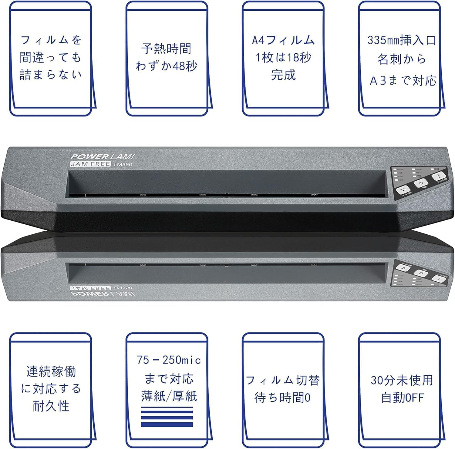 SINCHI A3 ラミネーター 高耐久性 & 詰まりゼロ設計 75/250μm