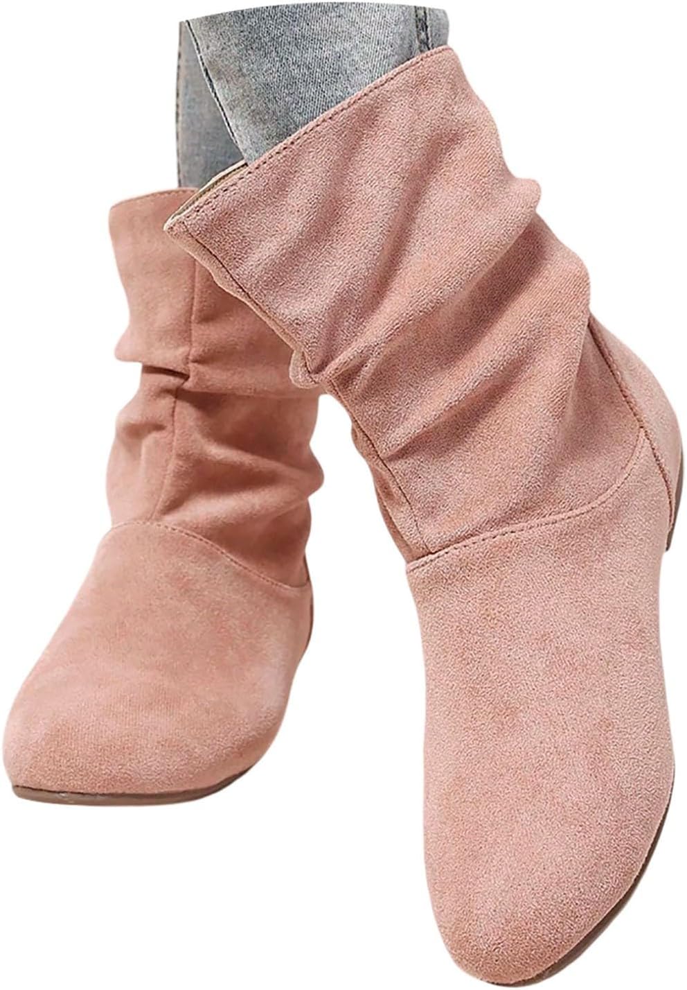 Amazon Short Boot Amazon.com | PPDDCSZ Womens Ankle Boots Low Heel Comfort 2025 Arch ...