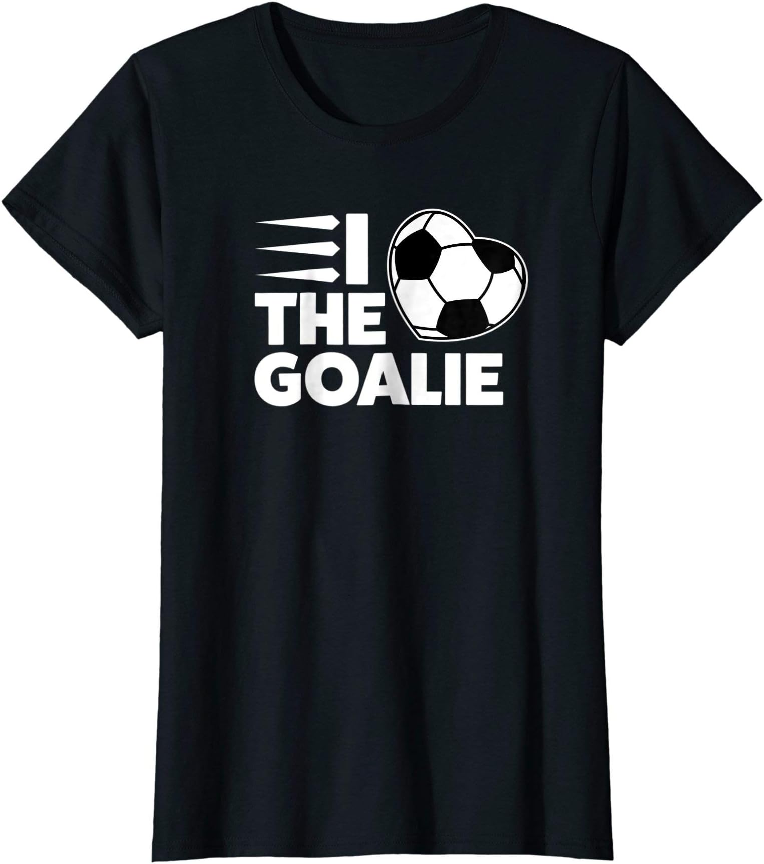 I Love The Goalie Keeper Soccer Mom T Shirt T-ShirtOEKO-TEX STANDARD 100