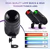 Pinspot Light with Remote 4 in 1 Stage Spotlight: 15W RGBW LED Beam Mirror Disco Ball Spot Lights - Mini Pin Lighting for Party DJ Disco Wedding Bar Club Indoor Show [Energy Class A+++]