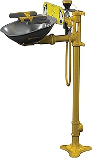 Bradley Halo Plumbed Eye & Facewash Station - Pedestal Mount - S19214P [PRICE is per EACH]