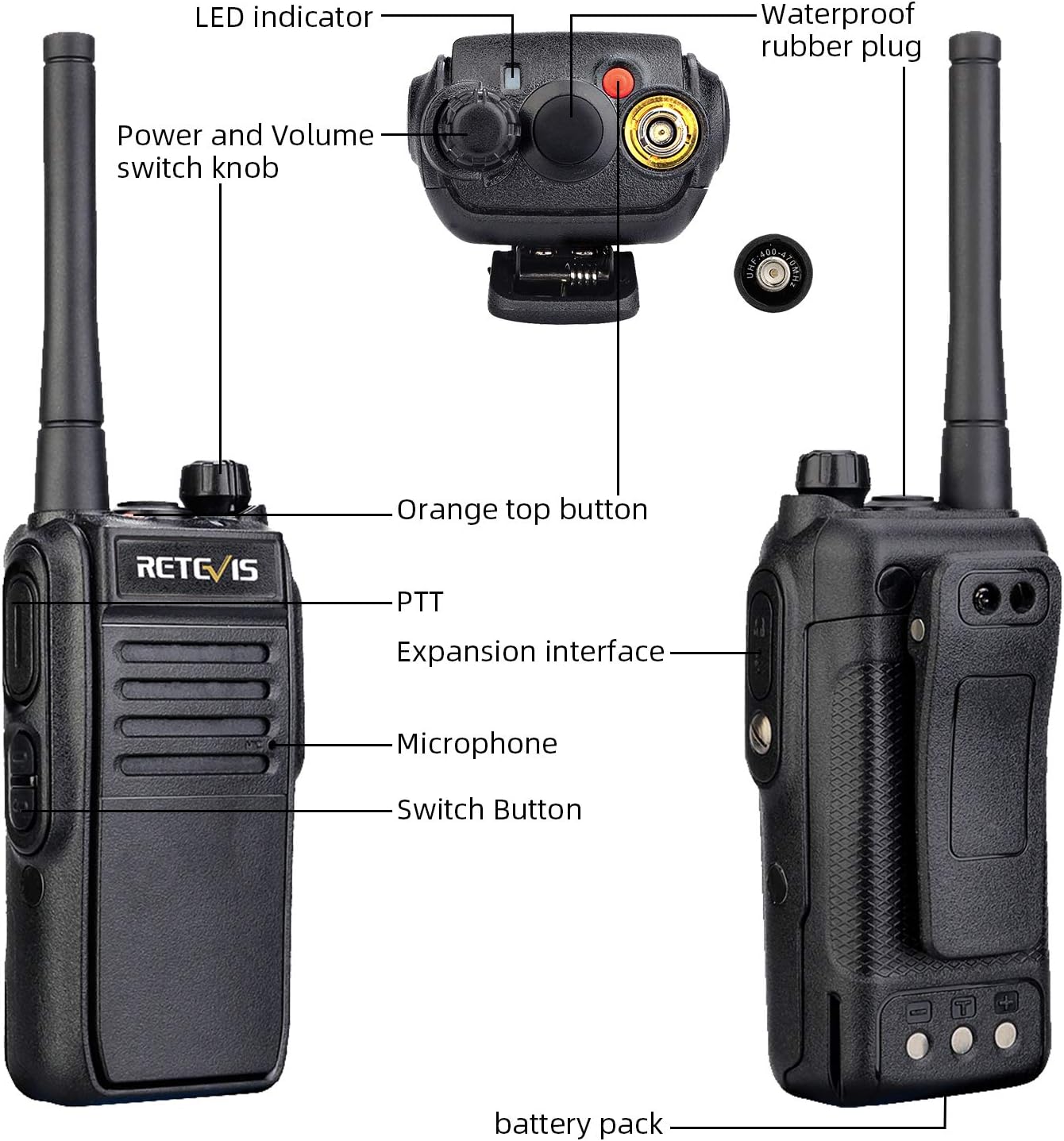 Onе-Dау Sаlе: Uр tо 50% оƒƒ Retevis RT78 Bluetooth Walkie Talkie,IP67 Waterproof 5200mAh Mobile APP Operation Dual Band,Unlimited Range Walkie Talkie Tri-Watch (2 Pack) Crаzу Dеаlѕ Retevis RT78 Bluetooth Walkie Talkie,IP67 Waterproof 5200mAh Mobile APP Operation Dual Band,Unlimited Range Walkie Talkie Tri-Watch (2 Pack)