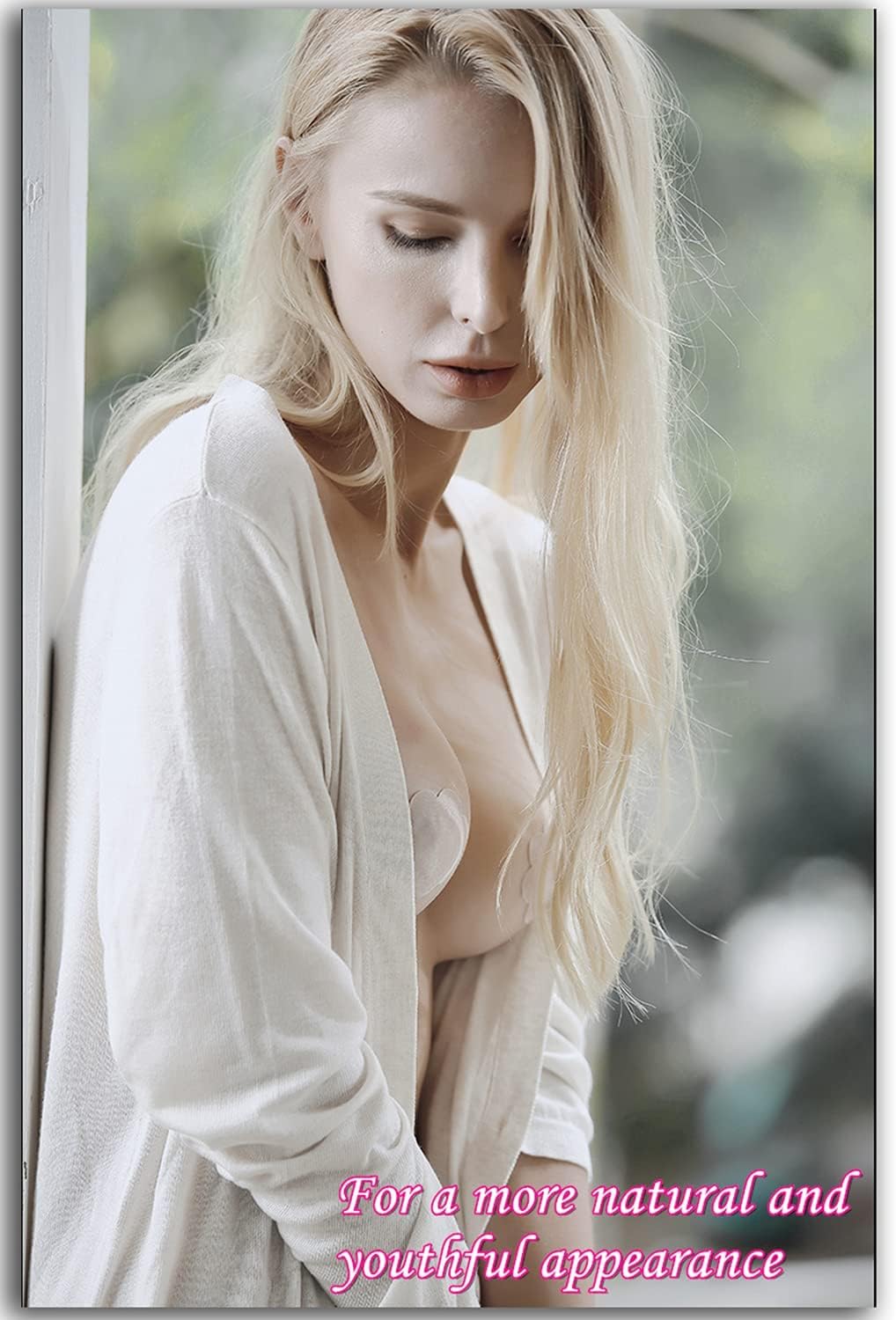 YISIBIA 80 Pcs Nipple Covers For Women Disposable Hypoallergenic No-Show Satin Nipple Stickers Adhesive Petals Breast Pasties - Image 7