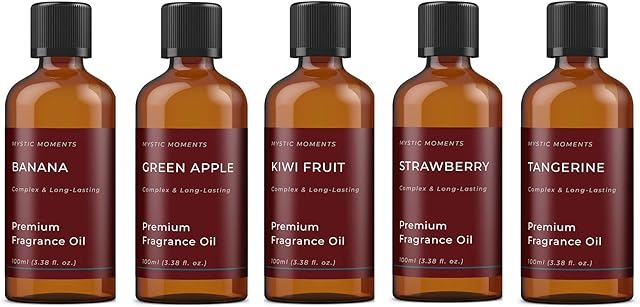 Mystic Moments | Gift Starter Pack of 5 x 100ml - Fruit Salad - Fragrant Oil