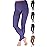 Compression Footless Pantyhose for Women 20-30mmHg - Graduated Compression Leggings for Pregnancy, Swelling, Varicose Veins Circulation, DVT - Purple, Large - A717PR3