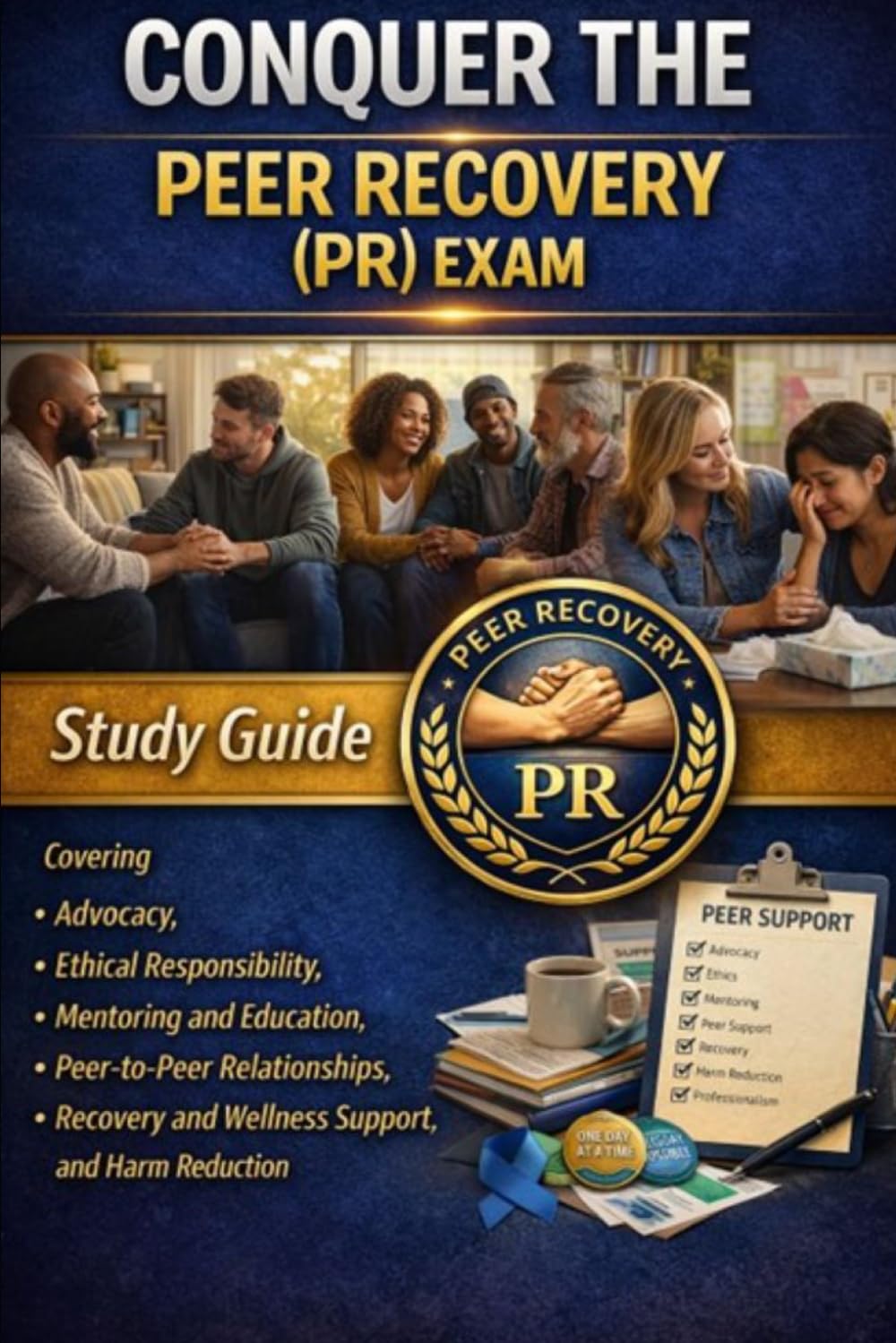 Conquer the Peer Recovery (PR) Exam: Study Guide Covering Advocacy, Ethical Responsibility, Mentoring and Education, Peer-to-Peer Relationships, ... Reduction (Counseling and Social Work Exams)
