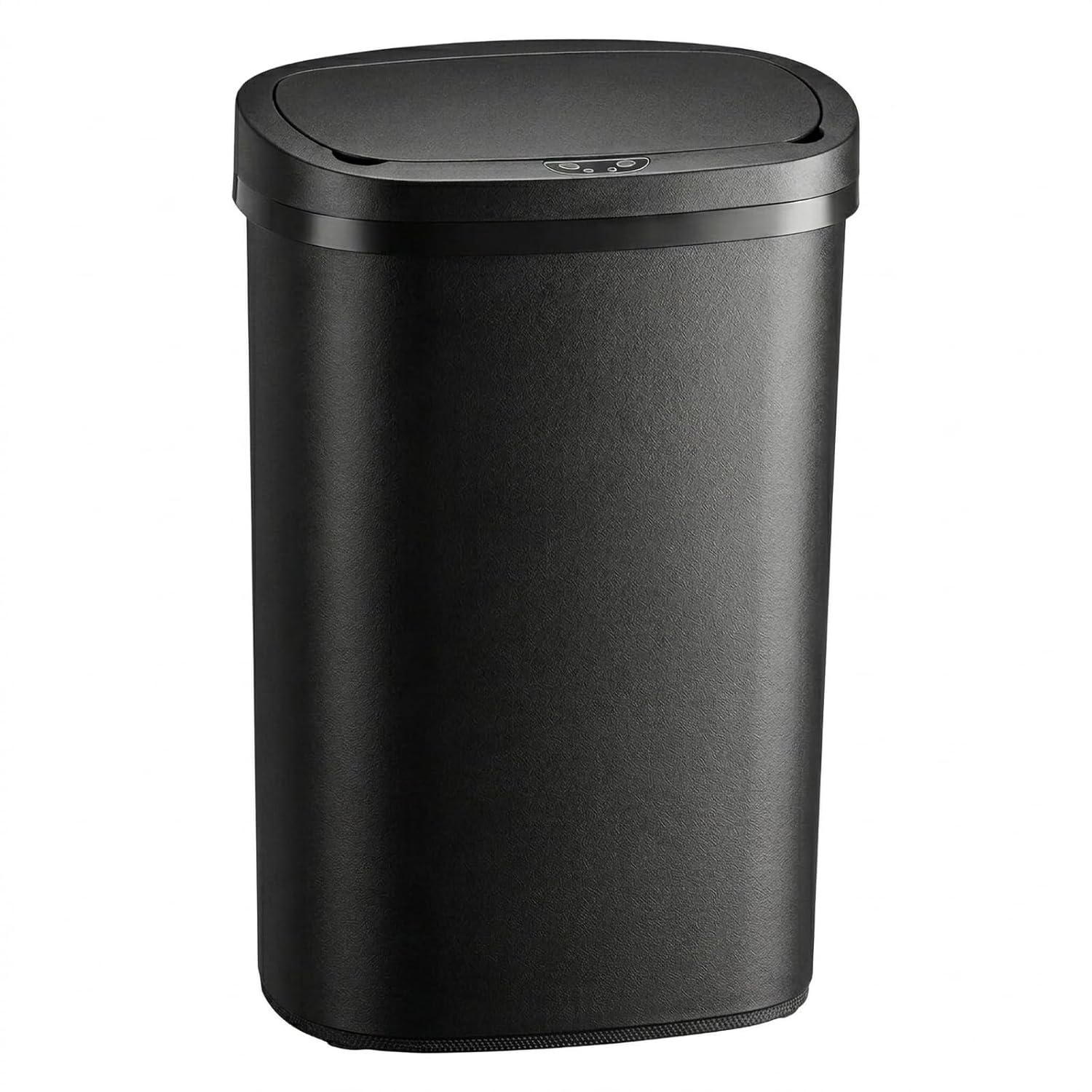 13 Gallon Trash Can, Plastic Kitchen Trash Can Automatic Garbage Can with Lid High-Capacity Touch Free Motion Sensor for Kitchen, Bedroom, Bathroom, Office, Red
