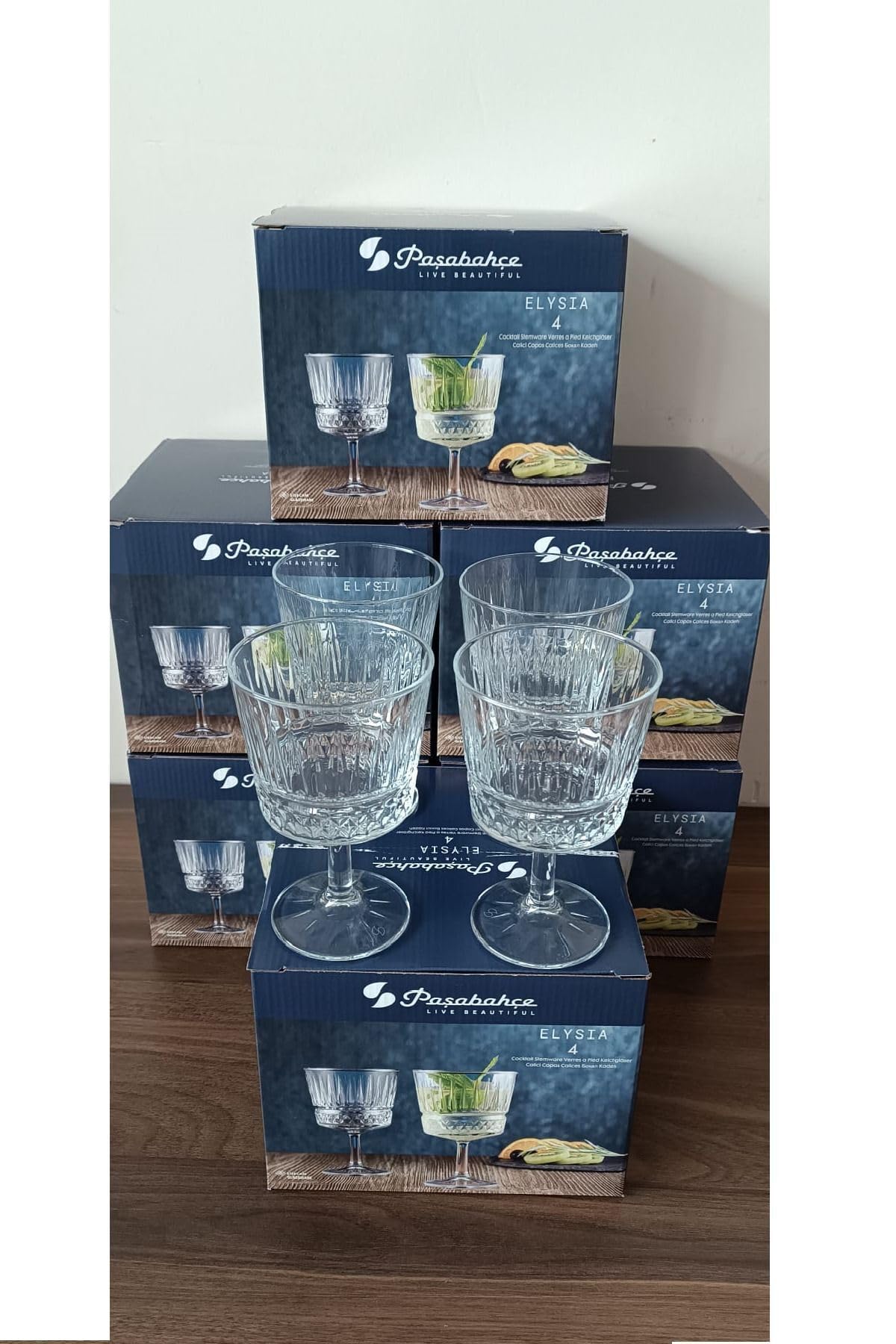 Pasabahce PAŞABAHÇE 4 LÜ ELYSİA MAGNOLYA KASESİ SUNUM BARDAĞI 260CC 440455 TYBHFPXEQ6LNDTQ565