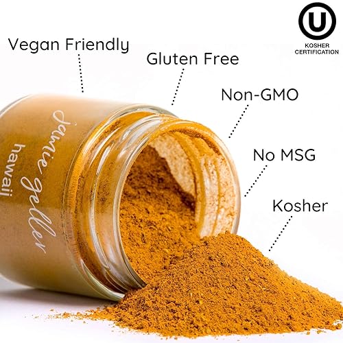 Miniatura 3 de Jamie Geller Condimento de especias Hawaij  Mezcla de especias yemeníes (tarro de vidrio de 4.2 onzas, 4.23 oz) OU KOSHER  Mezcla de condimentos