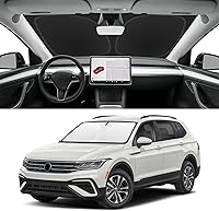 Vista 194 de Parasol de parabrisas de ajuste personalizado para Nissan Titan 2017-2024, bloquea los rayos UV y el calor, parasol de ventana delantera, fácil