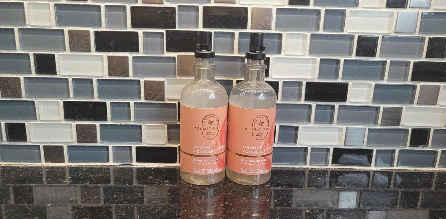 Generic 2 Bath Body Works Aromatherapy Orange Ginger